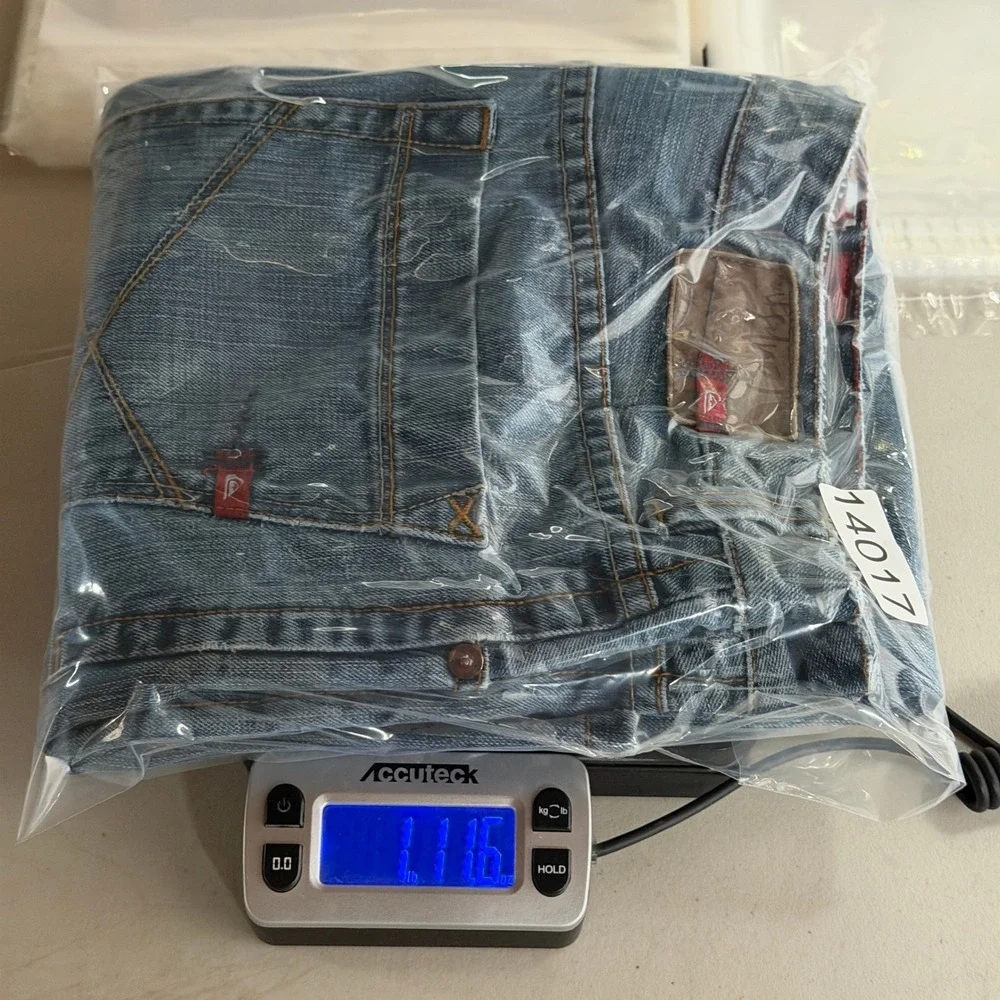 Quiksilver QuikJean Regular Fit Blue Denim Jeans Mens 36x28 FQSD1035S